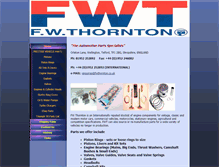 Tablet Screenshot of fwthornton.co.uk
